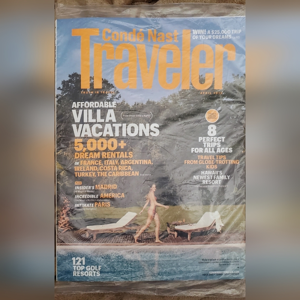 Condé Nast Traveler Magazine April 2012